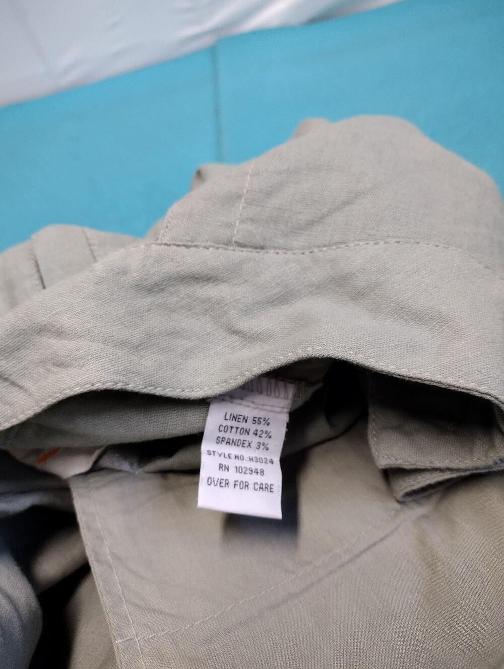 NEW Tulle Los Angeles Capri Linen Blend Pants Cropped Low Rise  - 6 - Picture 7 of 9